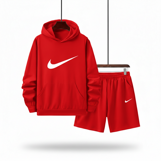 Conjunto Deportivo Buzo Pantaloneta Nike Adultos Unisex (F01)