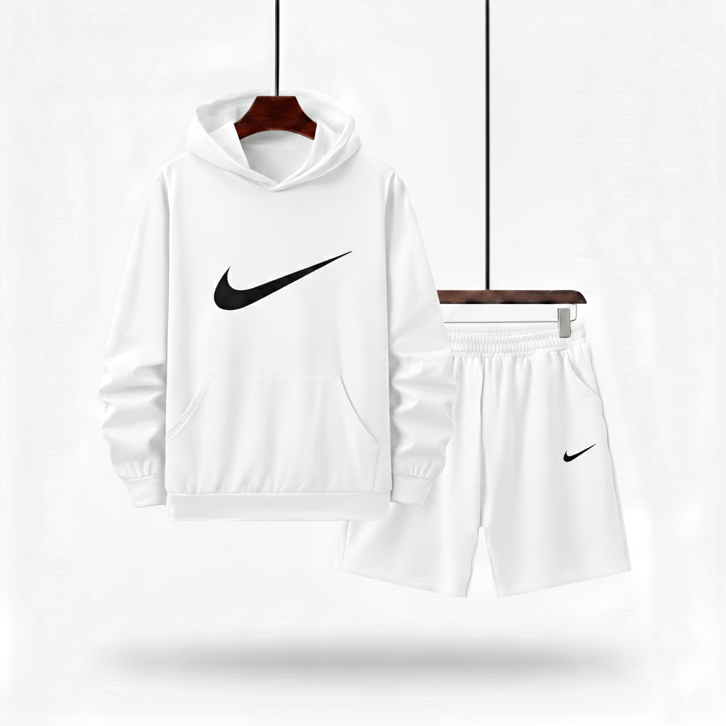 Conjunto Deportivo Buzo Pantaloneta Nike Adultos Unisex (F01)