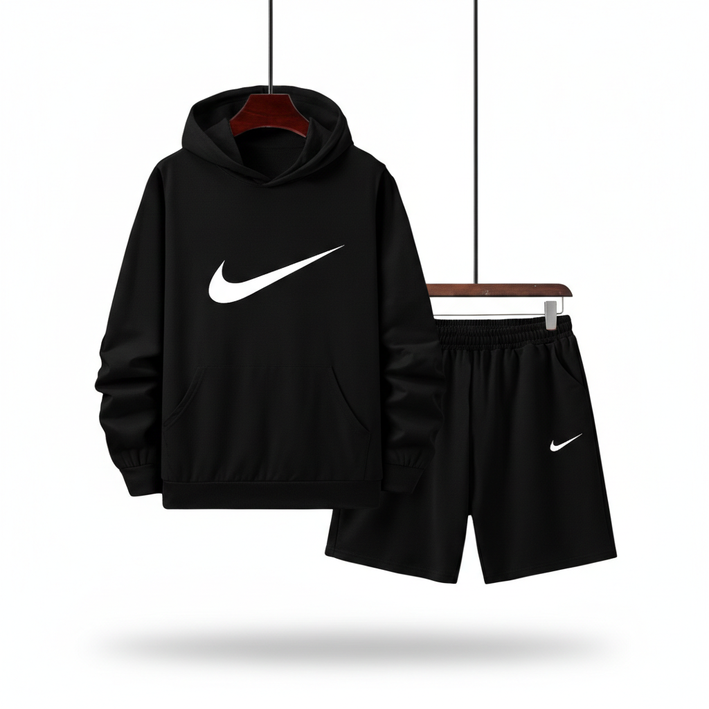 Conjunto Deportivo Buzo Pantaloneta Nike Adultos Unisex (F01)