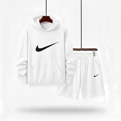 Conjunto Deportivo Buzo Pantaloneta Nike Adultos Unisex (F01)