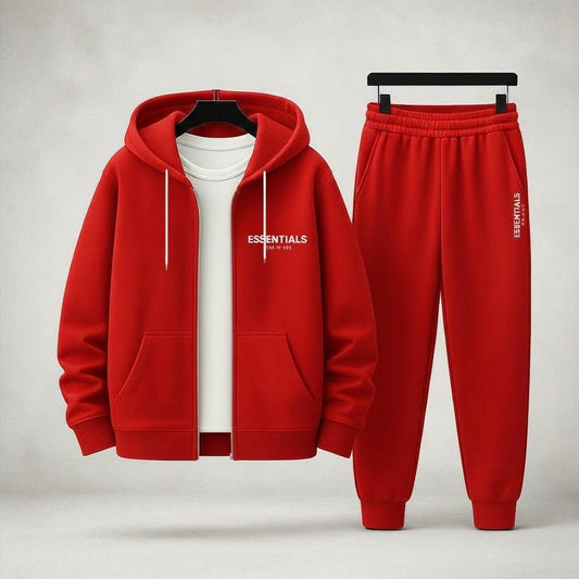 Conjunto Deportivo Chaqueta Con Cierre Essentials Adultos Unisex (A01)