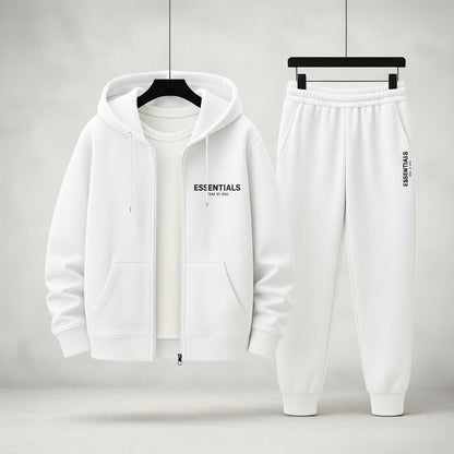 Conjunto Deportivo Chaqueta Con Cierre Essentials Adultos Unisex (A01)