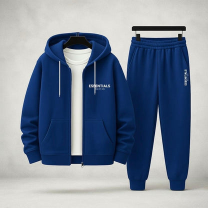 Conjunto Deportivo Chaqueta Con Cierre Essentials Adultos Unisex (A01)