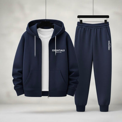 Conjunto Deportivo Chaqueta Con Cierre Essentials Adultos Unisex (A01)